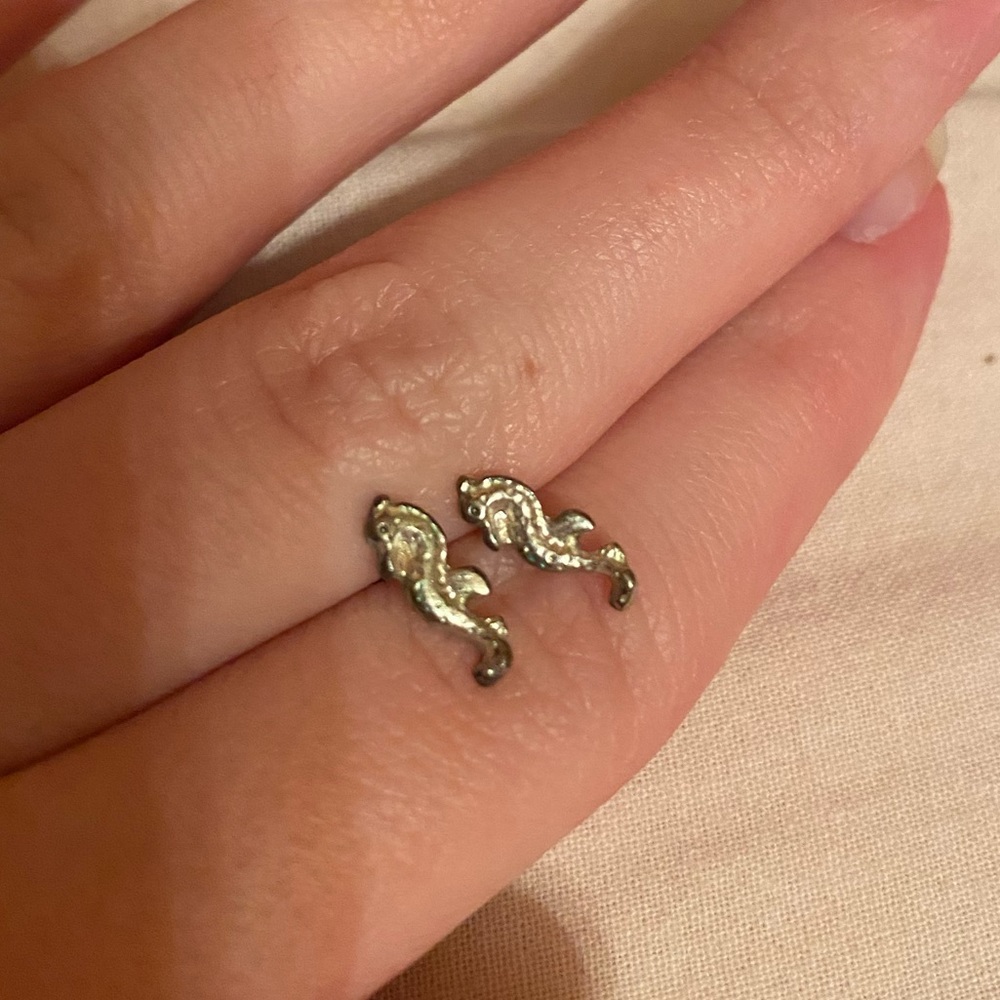 Free add on Seahorse earrings studs